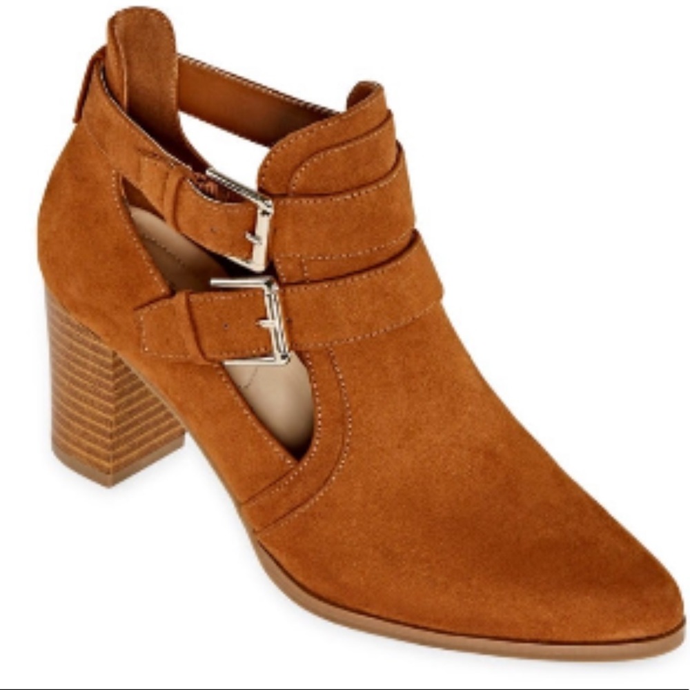 Liz Claiborne Block Heel Booties